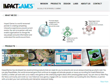 Tablet Screenshot of impactgames.com